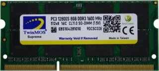 TwinMOS MDD38GB1600N 8 GB 1600 MHz DDR3 Ram kullananlar yorumlar